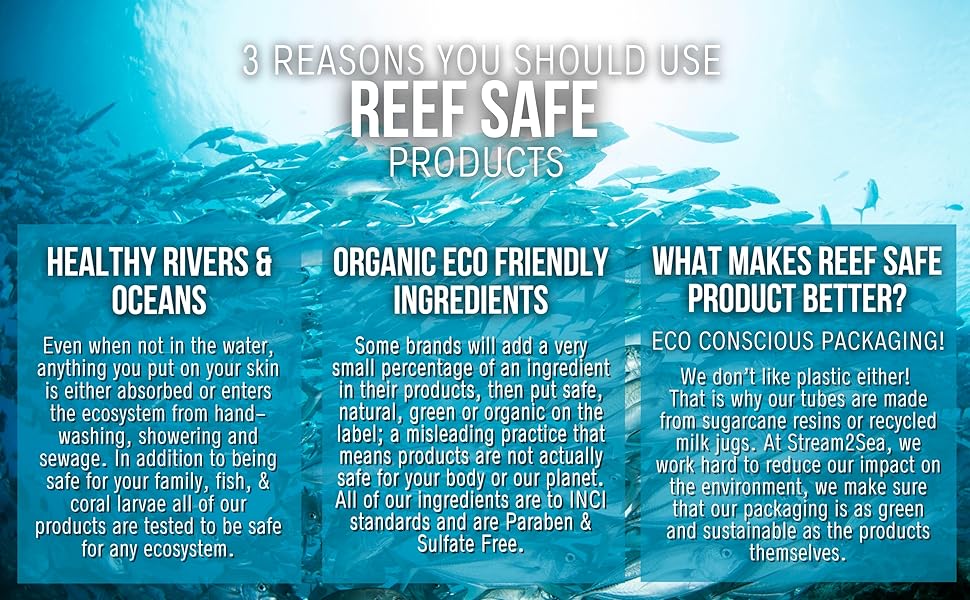 stream2sea sunscreen leave in conditioner soap camping defogger shampoo reef safe scuba mask defog