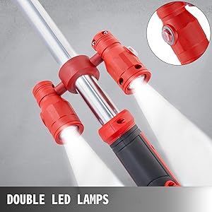 VEVOR Ponceuse Orbitale Filaire 850W, Ponceuse Excentrique Filaire à LED 14 ponceuse orbitale