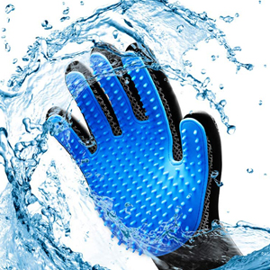 Grooming Gloves, Pet Brush, Cat Gloves, Grooming, Cat, Dog, Rabbit, Gloves, Brush, Cleaner, Hair Removal, Injuries, Massage, Promotes Blood Circulation, Prevents Fogging, Shower, Bath, Left/Right Set