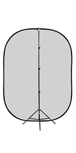 gray pop out backdrop kit