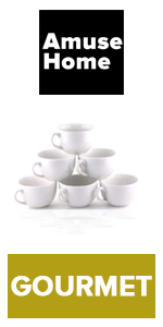 Amuse- Professional Barista Caneca clássica empilhável - Conjunto de 6 (295 g)