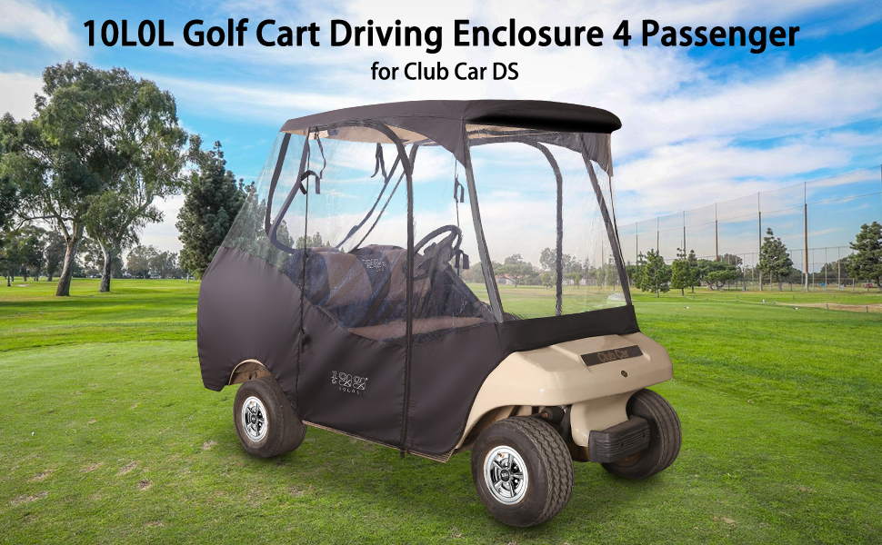 2 Passenger Golf Cart Enclosure