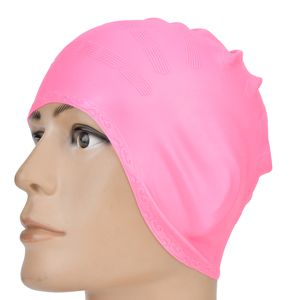 ✨残り1点✨　スイムキャップ　耳保護　大人用　ピンク　Sサイズ　ロングヘアー Amazon | 耳を保護する フィット感 快適 水泳キャップ 脱落防止