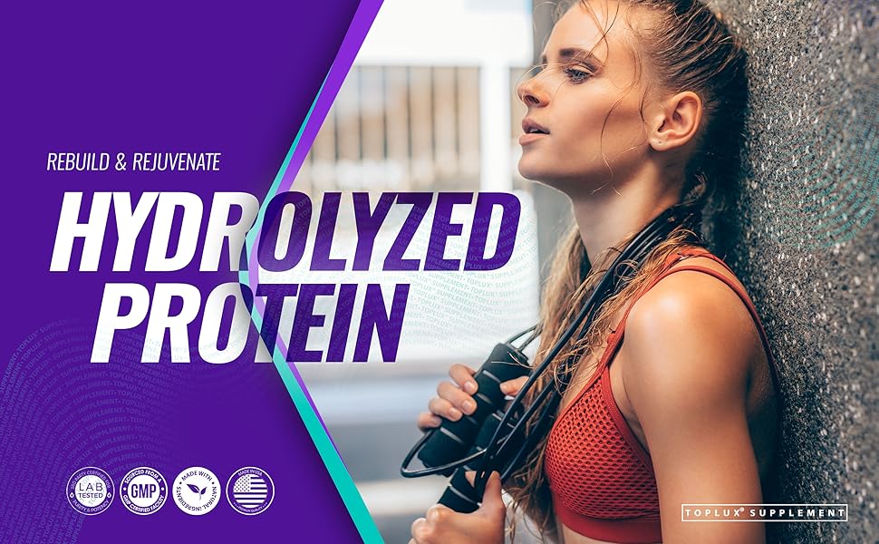 collagen peptides toplux supplement complex protein complex