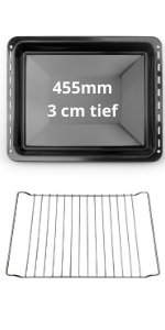 Backblech Ofenblech Fettpfanne Siemens Bosch Neff Constructa 455 465 Set Backrost Gitterrost