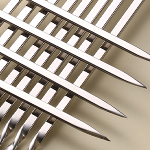 Flat Metal Skewers Design