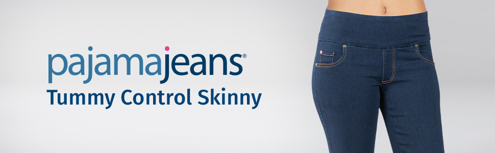 pull on tummy control jeans