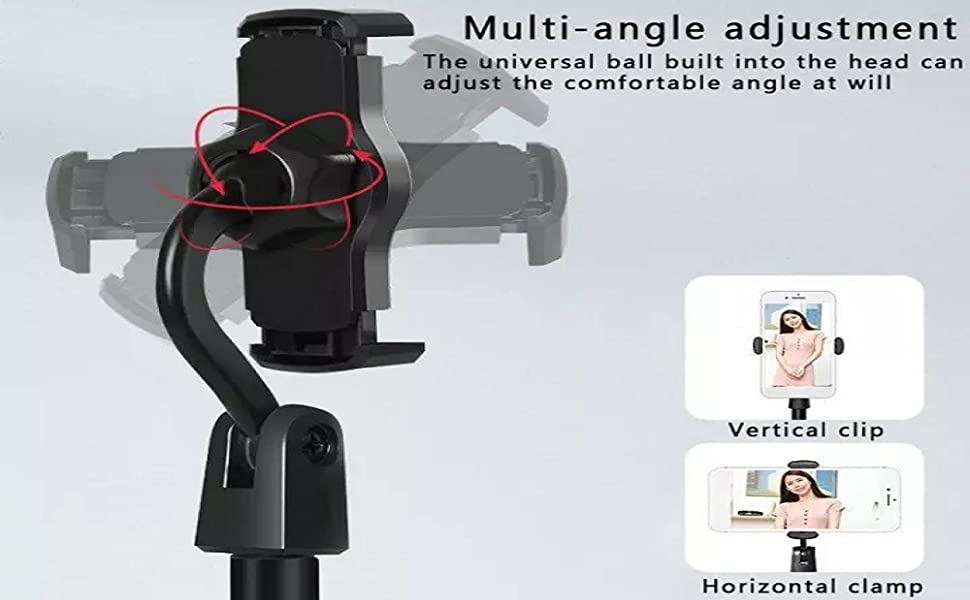 GiftMax® Universal Mobile Stand for Table with Adjustable Height 360 Degree Rotation Mobile