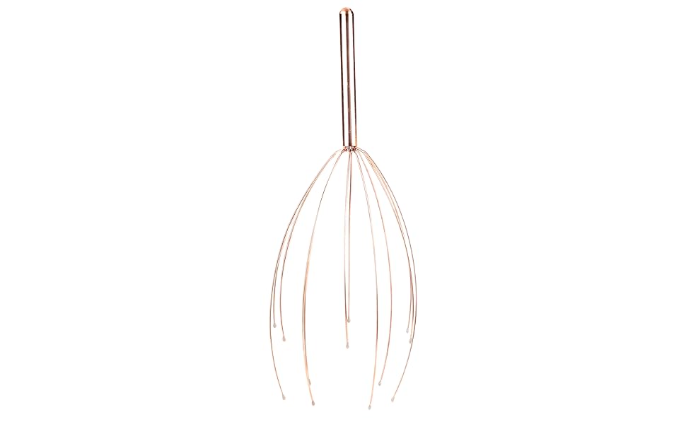 Kikkerland Head Massager, Copper Kikkerland Health