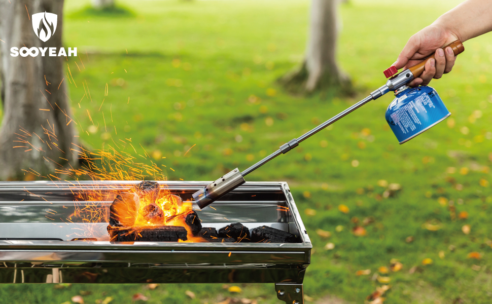 Portable Grill Torch,Charcoal Starter and Lighter,Weed
