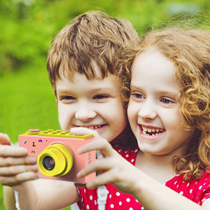 ShinePick Kids Digital Camera, Mini 2 Inch Screen Children's Camera 8MP HD Digital Camera with Micro SD Card(Pink) 18 1