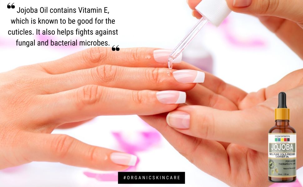 Jojoba Carrier Oil 100 Pure, Cold Pressed Oil For Skin, Hair & Nails