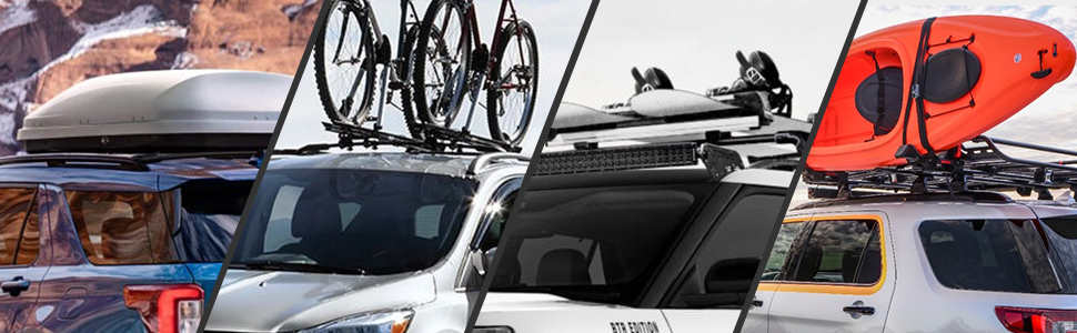 OTUAYAUTO Roof Rack Crossbars - Replacement for 2016-2019 Ford Explorer Luggage Racks Cross Bars