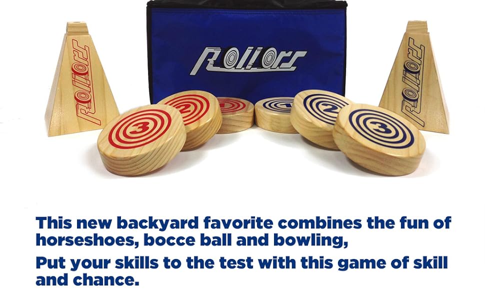Rollors Backyard Game The 1 Lawn Game for Summertime Fun, Tailgating