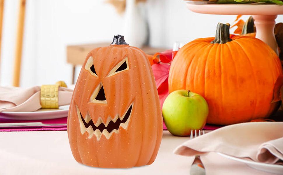 Amazon.co.jp : Buogint ハロウィン LED パンプキン ライト