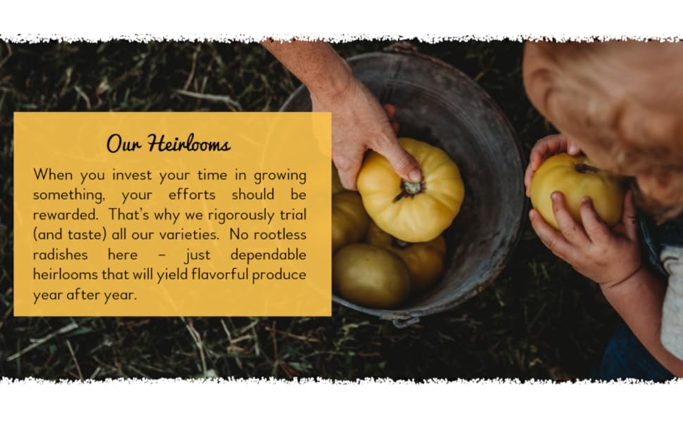 Our Heirloom Varieties