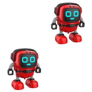 Amazon | GLSTOY 2個 子供向けのロボットのおもちゃ ミニロボット