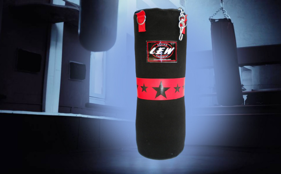 Buy LEW Punching Bag Combo 9 Piece Boxing Set Filled with Heavy Bag
