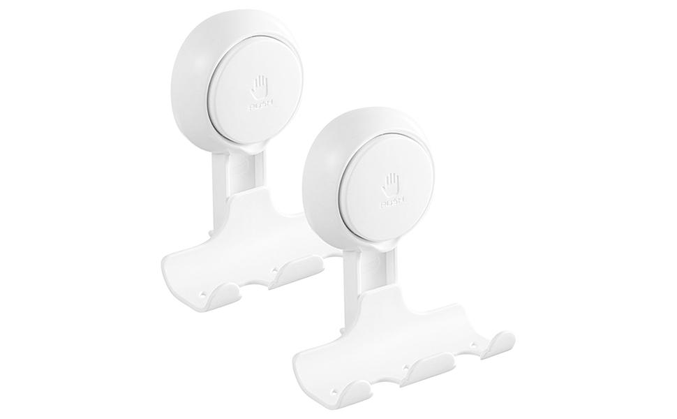 Duschrasiererhalter, Wandmontierter Dusch-Rasierhalter, Selbstklebende Rasierer-Saugnapfhaken für