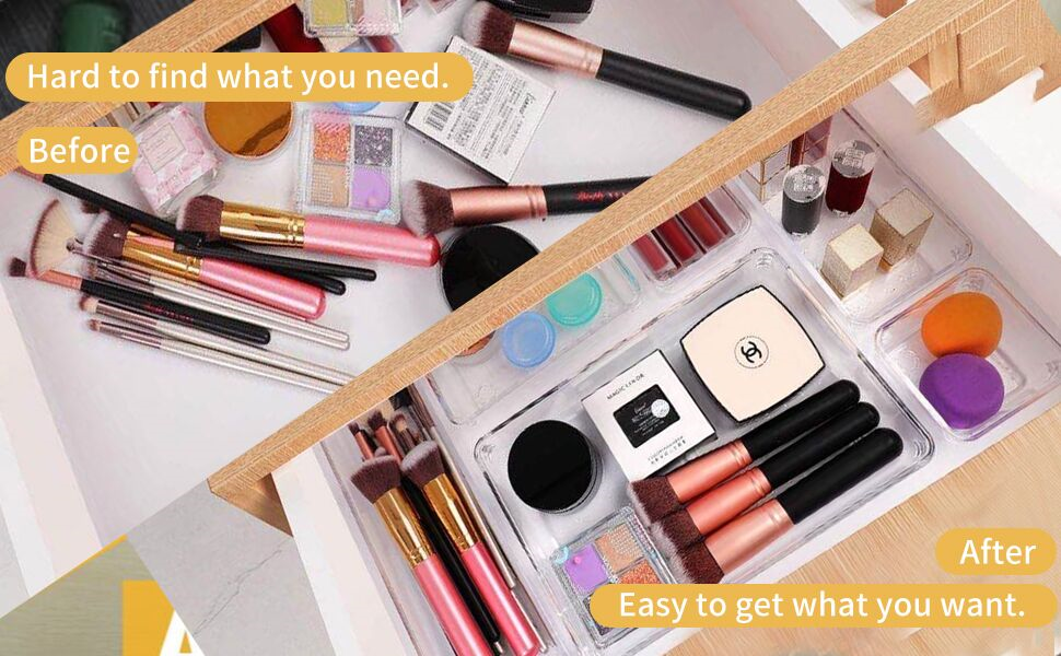 makeup organiser tray