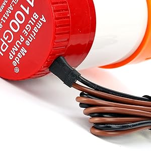 1100Gph 12V Marine Submersible Electric Bilge Pump 