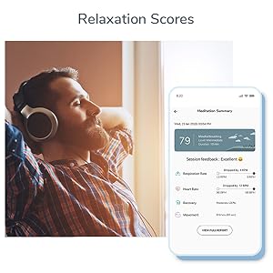 Heart rate monitor, health monitor, sleep monitor, meditation, yoga