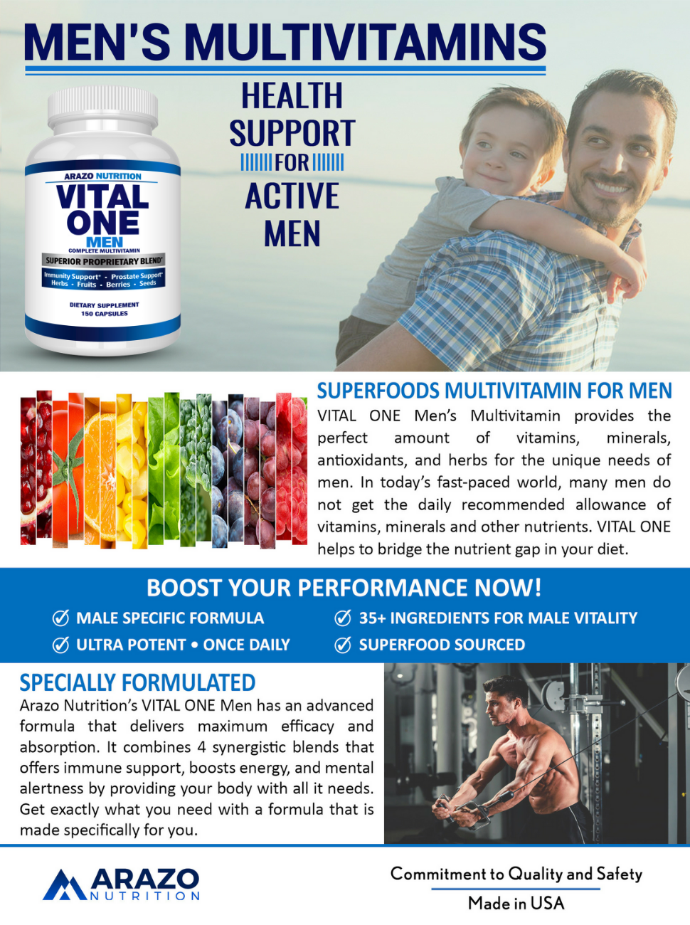 VITAL ONE Multivitamin for Men