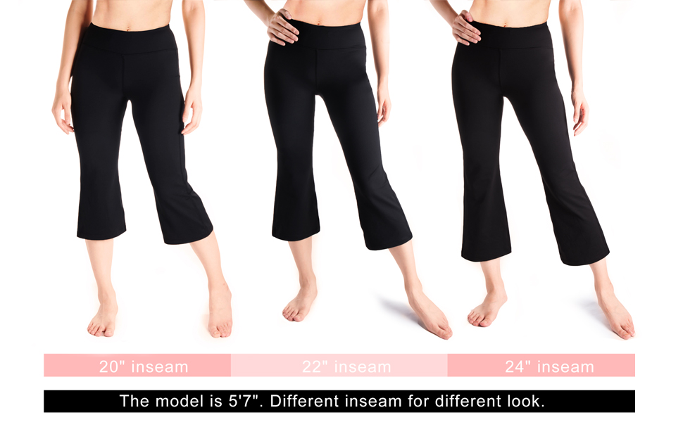 kick flare yoga pants