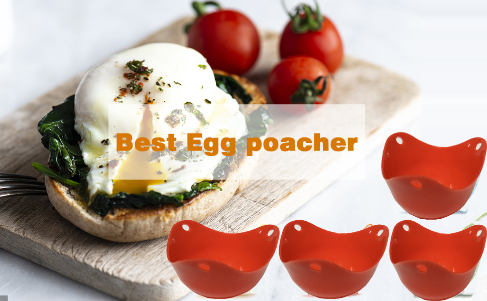 Buy KARP Silicone Egg Poacher Cups, NonStick BPAFree Easy to Use