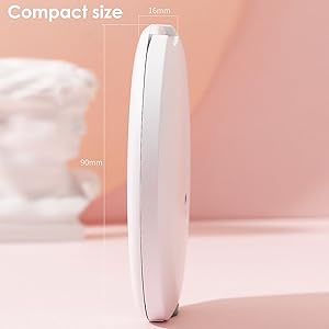 Bolsillo LED redondo Espejo