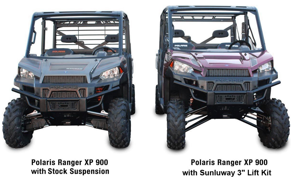 3" Front 3" Rear Lift Kit for Polaris Ranger 570/Fullsize 570 XP/XP 900/XP 900 CREW