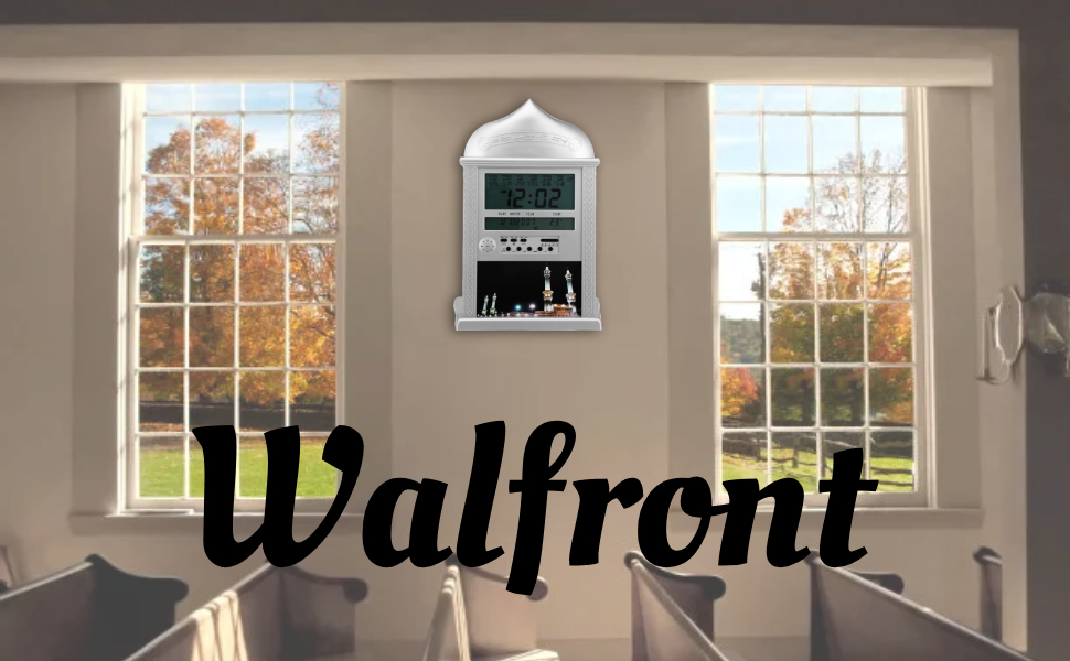 Azan Clock Islamic Clock Prayer Clock, Muslim Clocks, 1pc