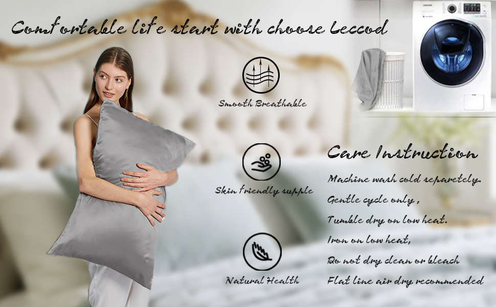 satin silk pillowcase