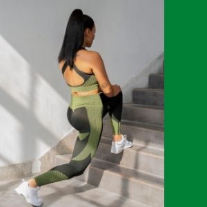 legging and sports bra suit