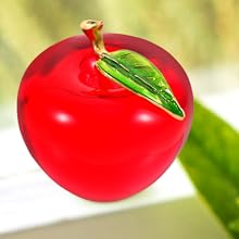 Amazon.com: Homoyoyo Luxurious Red Crystal Apple Adornment