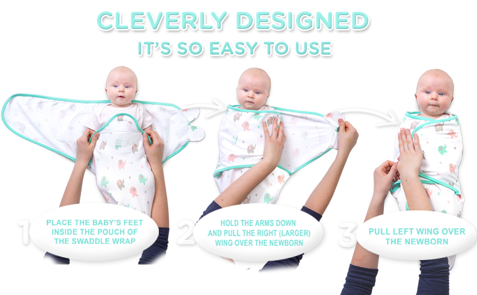 Newborn Swaddle Blanket Boy Girl, 3 Pack Baby Swaddles 03