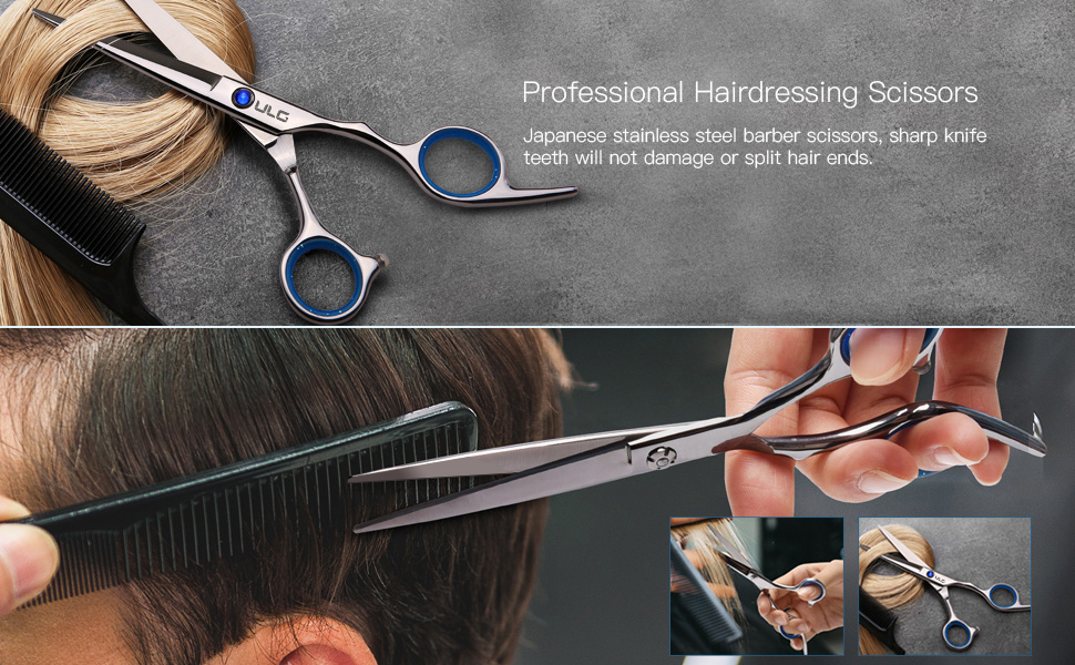 Hair Cutting Scissors, ULG Professional Hair Scissors 6.5