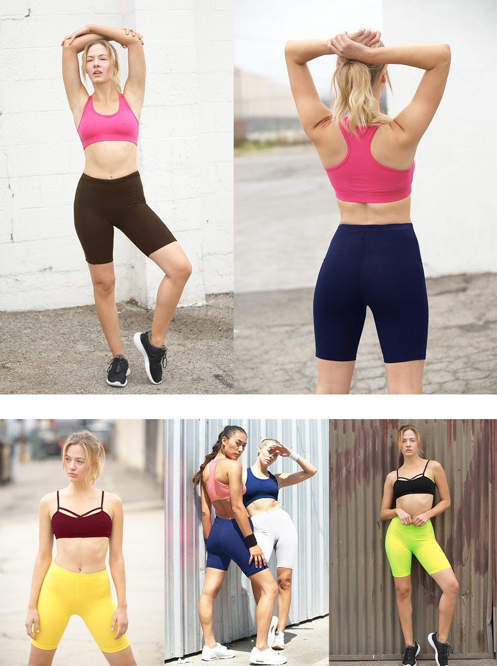 In Touch Womens Yoga Shorts Thigh Chaffing Protection Slip Shorts in