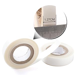 Lace Front Tape--White Color 1.27 CM(1/2") x 3 Yards