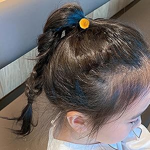 Furry Ball Ponytail Holders