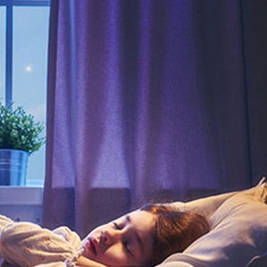 a sleeping girl