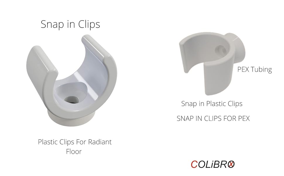 Snap in Clips for 3/4" PEX Tubing (80/bag) Amazon.ca Industrial