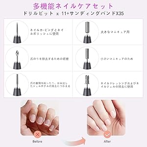 電動ネイルケア