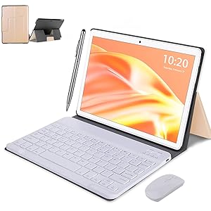 Tableta dorada de 10,1 pulgadas