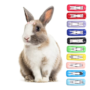 Hztyyier 50 Pcs Small Pet Hair Clips Hair Clips 0.8 Inch Colors for Care Little Girls Small Breed Tea Cup Yorkie Maltese Bunny 16 1