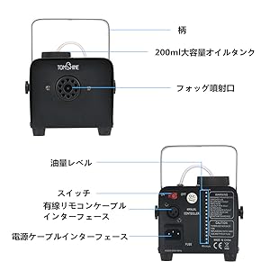 Amati スモークマシン リモコン付き Amati スモークマシン リモコン付き