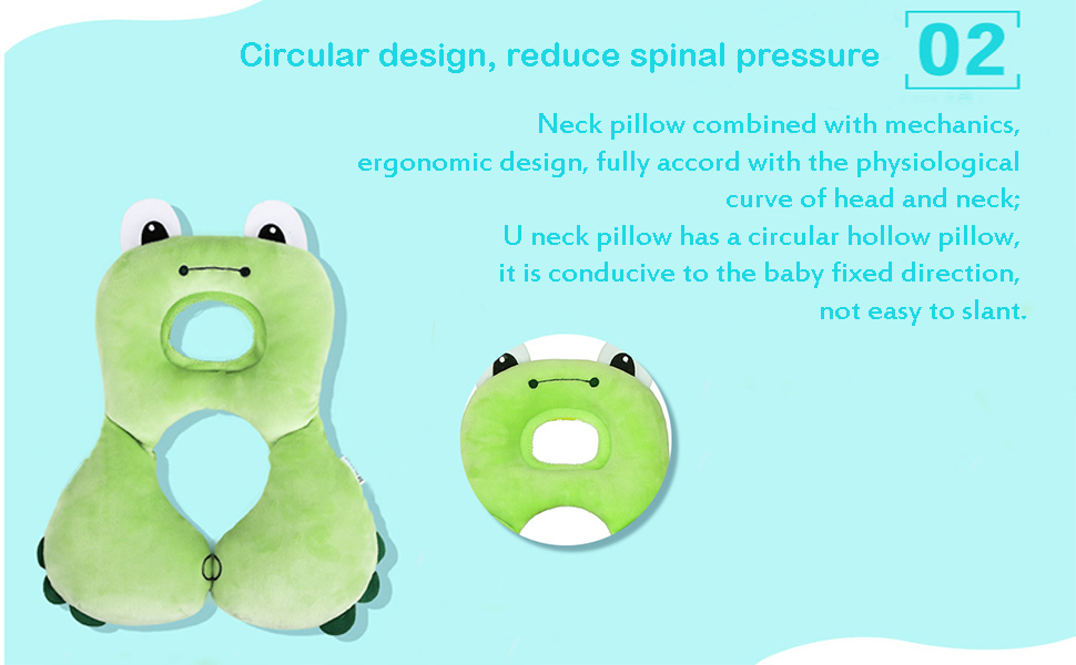 Inchant Baby Headrest & Neck Support Pillow, Infant Comfortable