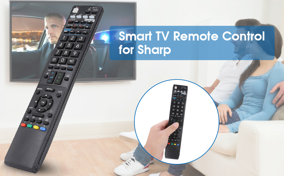 Universal Replacement Smart TV Remote Control for Sharp LED
