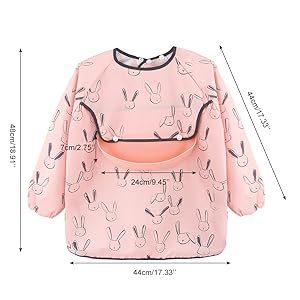 Long Sleeve Baby Bibs