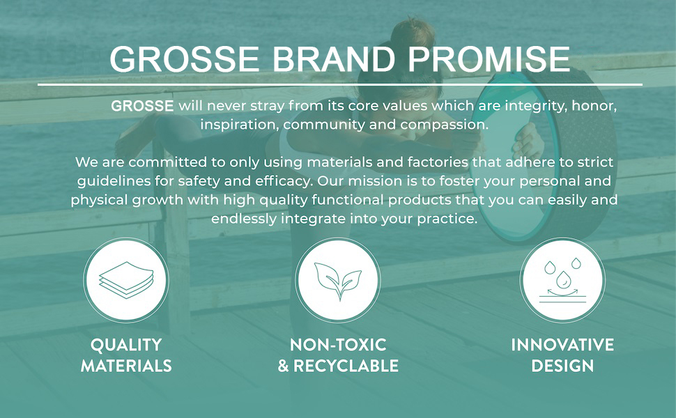 Strongest & Most Comfortable Dharma Prop Wheel, Perfect Accessory for Stretching